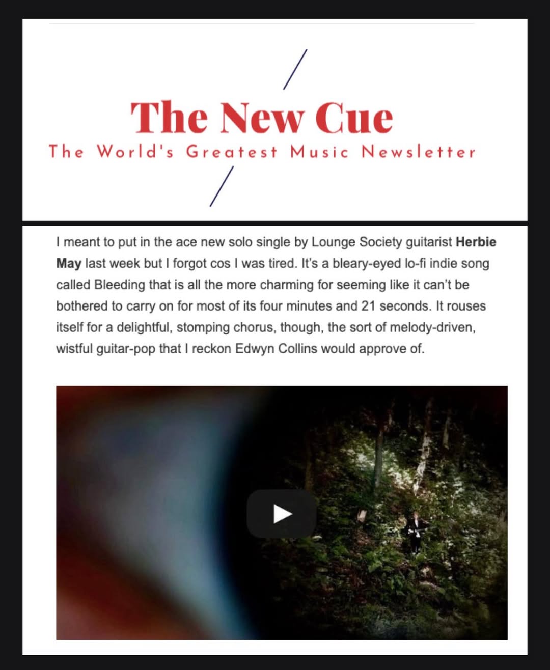 Excellent reviews for Bleeding