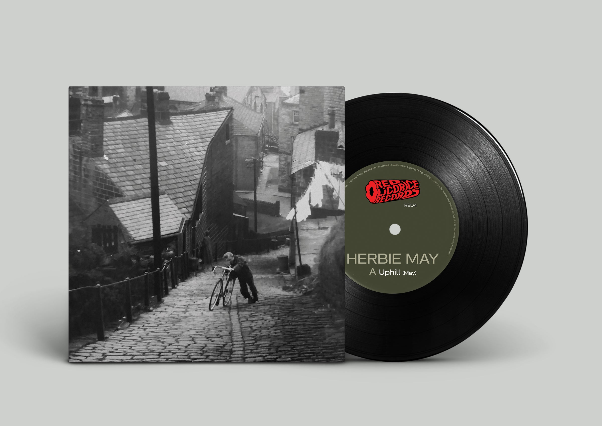 Uphill/Apple - Herbie May 7inch vinyl single